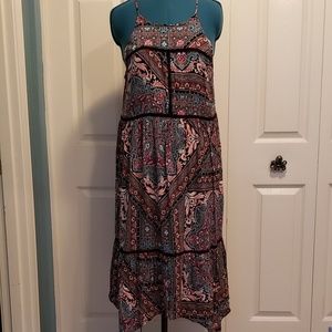 **SALE**Xhilaration Sharkbite Hem Midi Dress